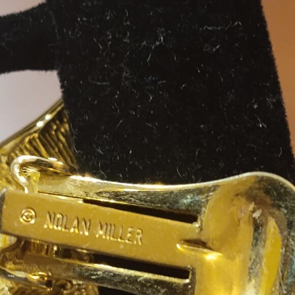 Nolan Miller glamour collection Deco sapphire and diamond crystals - Picture 4 of 4